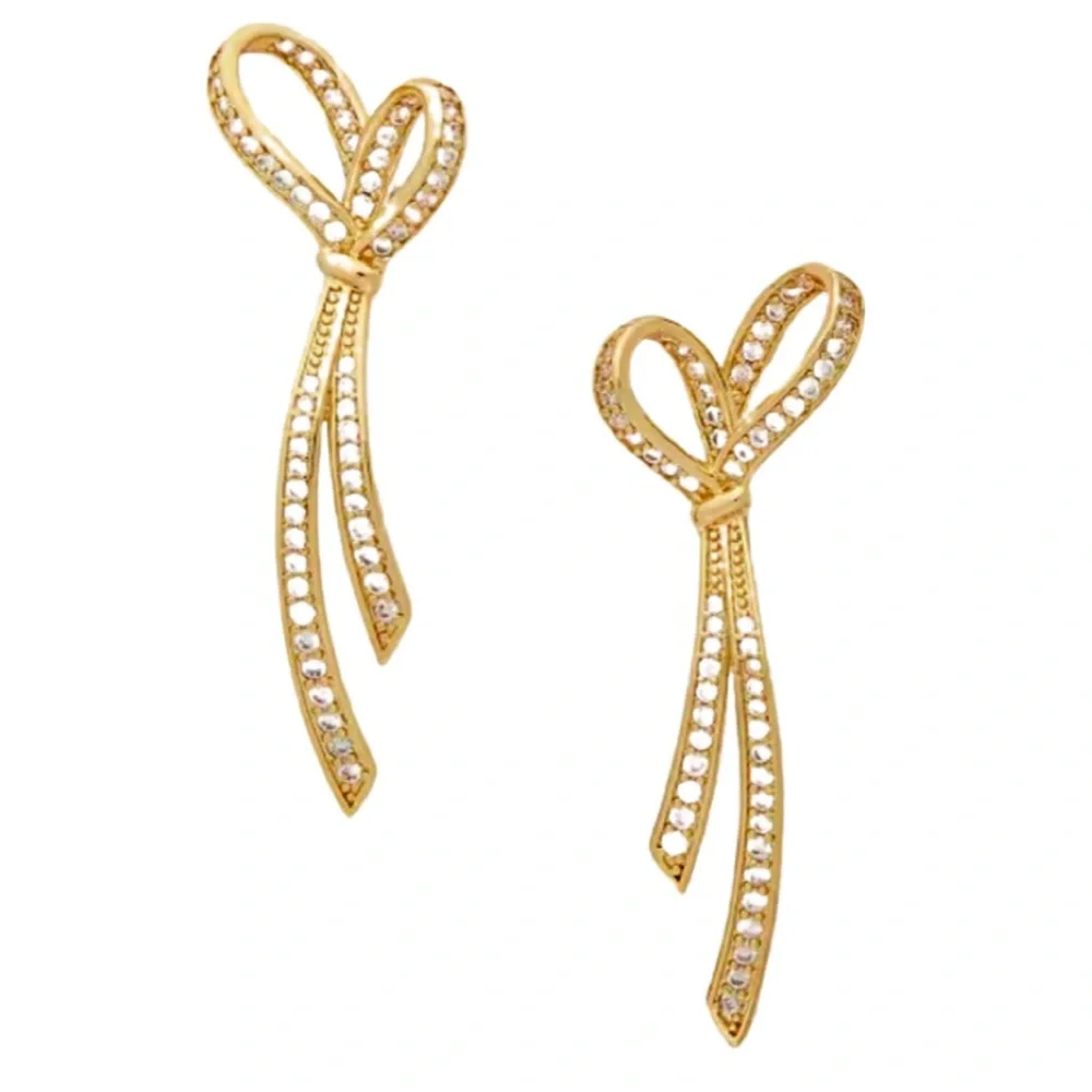 KATE SPADE • Gold All Tied Up Earrings